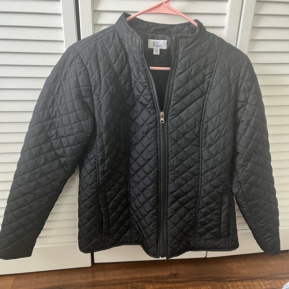 Kim Rogers Jackets & Blazers - Black Quilted Puffer Jacket